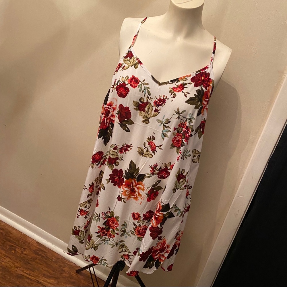 Floral printed dress